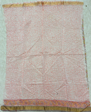 Maheshwari Silk Saree with Unstitched Blouse Piece (Lining Included)