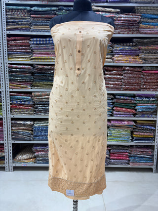 Office Wear Suit fabric with Pure Chiffon Dupatta