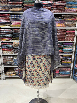 Cotton Handloom Office Wear Suit with lace on neck PHA0004