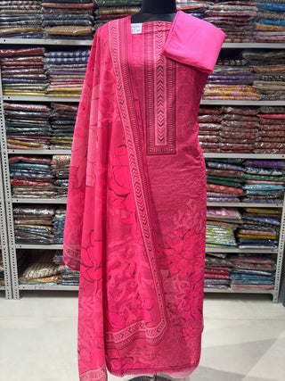 Cotton Office Wear Suit Fabric with Cotton dupatta