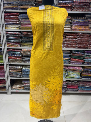 Cotton Office Wear Suit Fabric with Cotton dupatta 000708