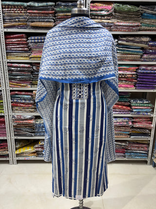 Cotton Office Wear Suit Fabric with Cotton dupatta
