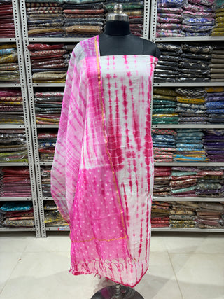 Handblock Cotton Office Wear Top Dupatta Combo (Suit Fabric #2351)