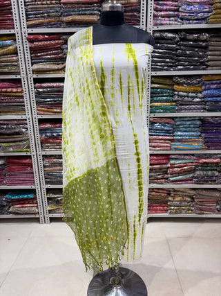 Handblock Cotton Office Wear Top Dupatta Combo (Suit Fabric #2352)