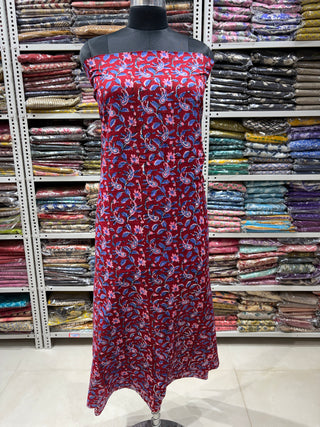 Handblock Cotton Office Wear Top Dupatta Combo