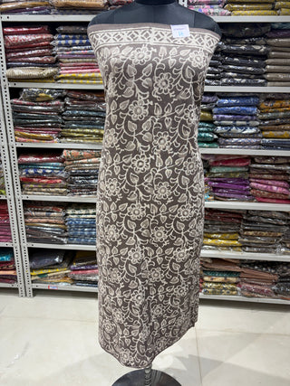 Handblock Cotton Suit Material with Cotton Dupatta