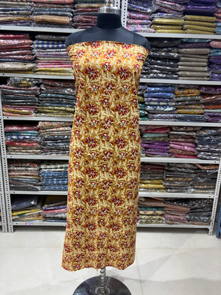 Handblock Cotton Suit Material with Cotton Dupatta