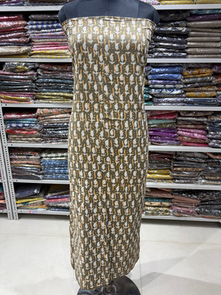 Handblock Cotton Suit Material with Cotton Dupatta