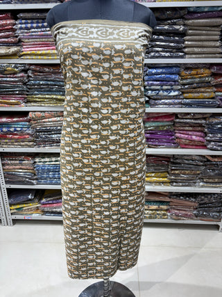 Handblock Cotton Suit Material with Cotton Dupatta