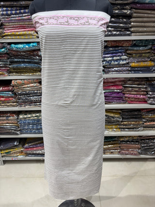 Handblock Cotton Suit Material with Cotton Dupatta