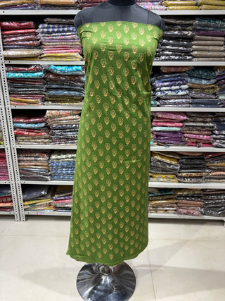 Handblock Cotton Suit Material with Cotton Dupatta