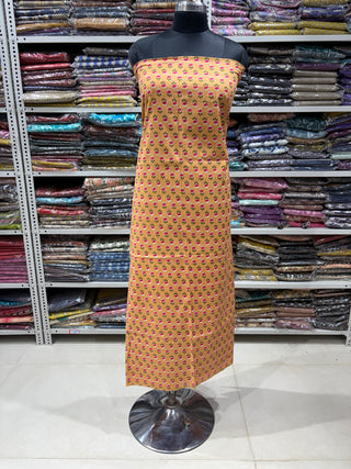 Handblock Cotton Suit Material with Cotton Dupatta