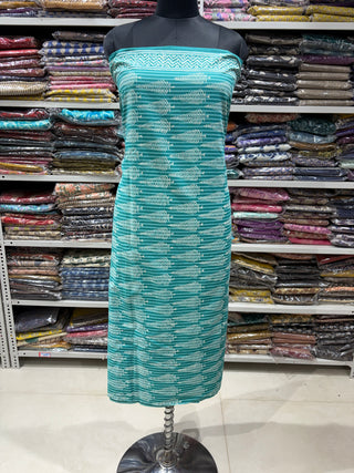 Cotton Handblock Office Wear Suit fabric with Cotton Dupatta