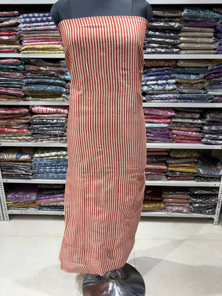 Handblock Maheshwari Suit Material with Maheshwari Dupatta(Lining Included)