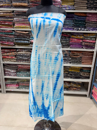 Cotton Handblock Office Wear Suit fabric with Kota Doria Dupatta