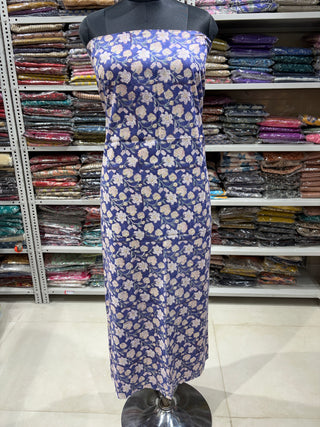 Cotton Handblock Office Wear Suit fabric with Kota Doria Dupatta