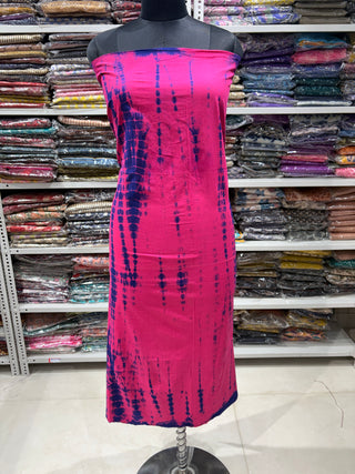 Cotton Handblock Office Wear Suit fabric with Kota Doria Dupatta