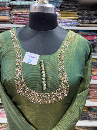 Tissue Party Wear Suit Fabric with tissue dupatta