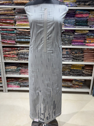 Ganga Brand Premium Cotton Grey Office Wear Suit Cotton Dupatta