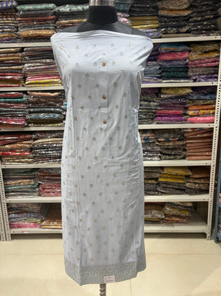 Office Wear Suit fabric with Pure Chiffon Dupatta
