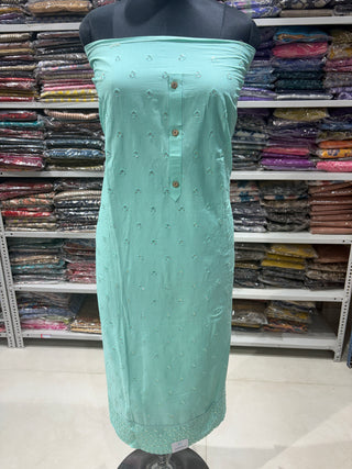 Office Wear Suit fabric with Pure Chiffon Dupatta