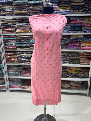 Office Wear Suit fabric with Pure Chiffon Dupatta