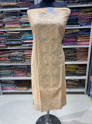 Office Wear Suit fabric with Pure Chiffon Dupatta