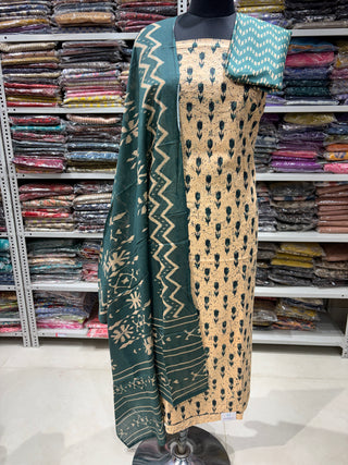 Cotton Office Wear Suit Fabric with Cotton dupatta