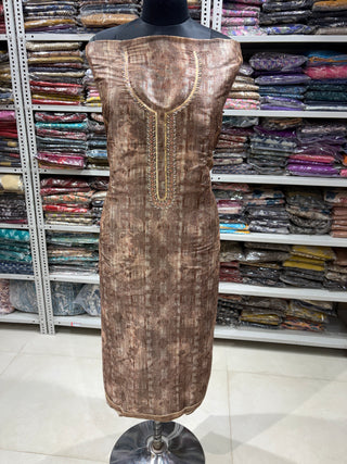 Tussar Office Wear Suit Fabric with tussar dupatta