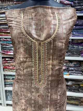 Tussar Office Wear Suit Fabric with tussar dupatta