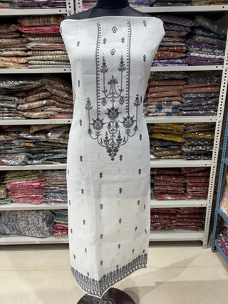 Premium Digital Print Linen Cotton Office Wear Suit