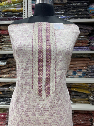 Cotton Office Wear Suit Fabric with Cotton dupatta