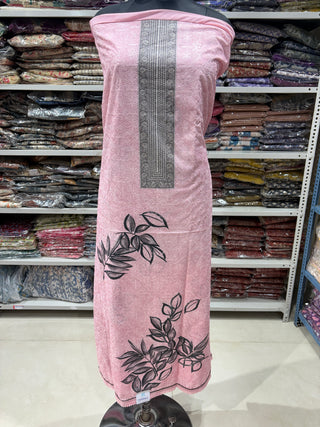 Embroidery Office Wear Suit Fabric with Cotton Dupatta