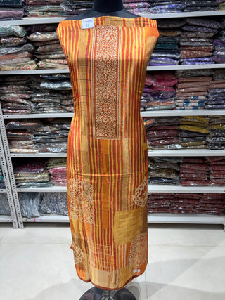 Tussar Office Wear Suit Fabric with tussar dupatta