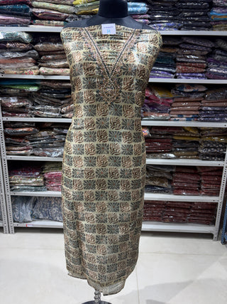 Tussar Office Wear Suit Fabric with tussar dupatta