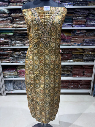 Tussar Office Wear Suit Fabric with tussar dupatta