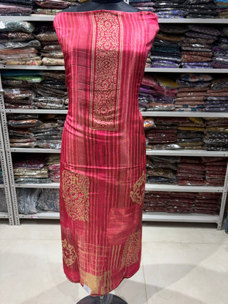 Tussar Office Wear Suit Fabric with tussar dupatta