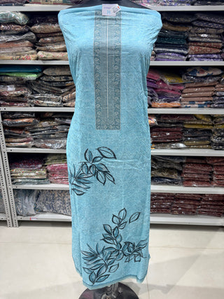 Embroidery Office Wear Suit Fabric with Cotton Dupatta