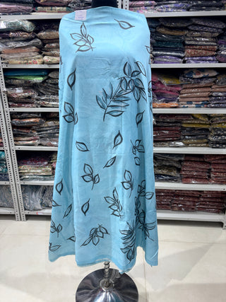 Embroidery Office Wear Suit Fabric with Cotton Dupatta