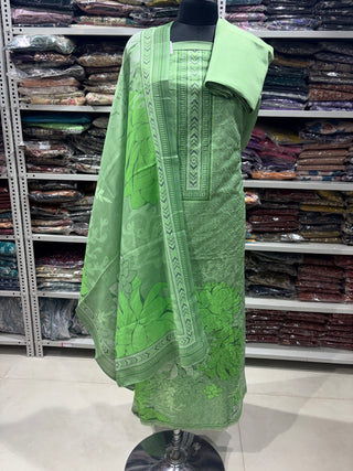 Cotton Office Wear Suit Fabric with Cotton dupatta