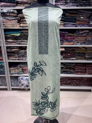 Embroidery Office Wear Suit Fabric with Cotton Dupatta