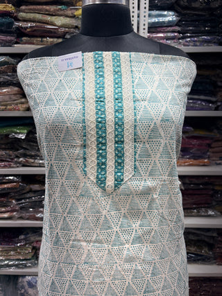 Cotton Office Wear Suit Fabric with Cotton dupatta