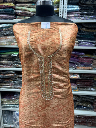 Tussar Office Wear Suit Fabric with Tussar dupatta