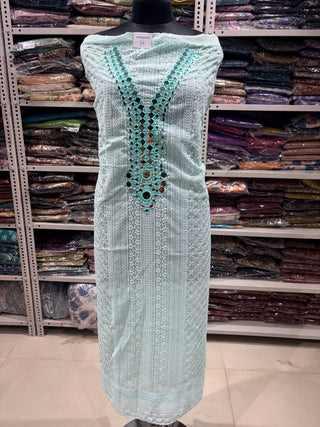 Georgette Party Wear Suit Fabric with georgette dupatta