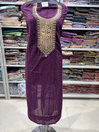 Georgette Party Wear Suit Fabric with Georgette dupatta