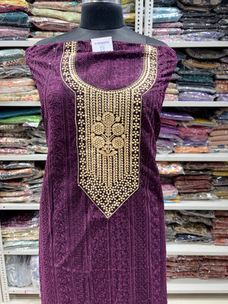 Georgette Party Wear Suit Fabric with Georgette dupatta