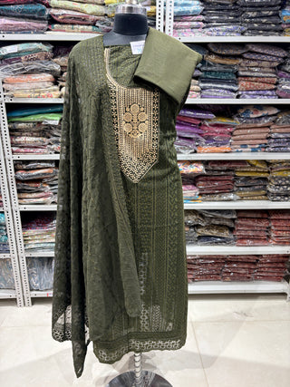 Georgette Party Wear Suit Fabric with Georgette dupatta