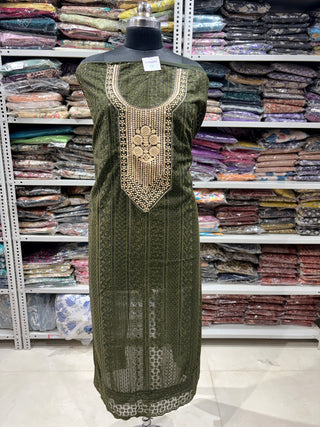 Georgette Party Wear Suit Fabric with Georgette dupatta