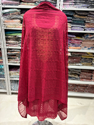 Georgette Party Wear Suit Fabric with georgette dupatta