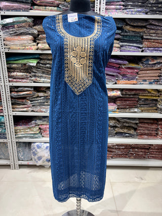 Georgette Party Wear Suit Fabric with Georgette dupatta